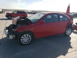 Salvage cars for sale at Grand Prairie, TX auction: 2001 Honda Civic SI