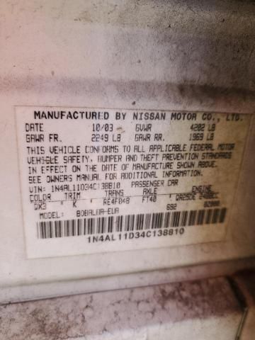 2004 Nissan Altima Base