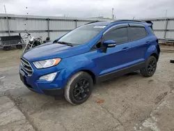 Salvage cars for sale at Walton, KY auction: 2020 Ford Ecosport SE