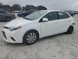 Salvage cars for sale from Copart Loganville, GA: 2015 Toyota Corolla L