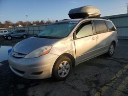 Salvage cars for sale at auction: 2010 Toyota Sienna CE