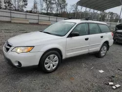 Salvage cars for sale at Spartanburg, SC auction: 2009 Subaru Outback