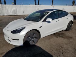 Salvage cars for sale at Van Nuys, CA auction: 2023 Tesla Model 3