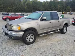 Salvage cars for sale from Copart Gainesville, GA: 2002 Ford F150 Supercrew