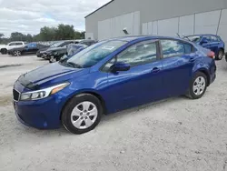 Salvage cars for sale from Copart Apopka, FL: 2017 KIA Forte LX