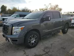 Salvage cars for sale at Wichita, KS auction: 2021 Nissan Titan SV