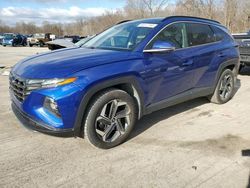 Salvage cars for sale at Ellwood City, PA auction: 2022 Hyundai Tucson Limited