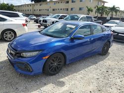 Salvage cars for sale at Opa Locka, FL auction: 2020 Honda Civic SI