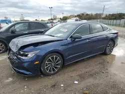 Salvage cars for sale at Indianapolis, IN auction: 2020 Hyundai Sonata SEL Plus