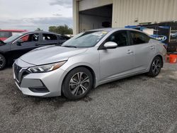 Nissan salvage cars for sale: 2021 Nissan Sentra SV