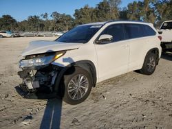 Toyota Highlander se salvage cars for sale: 2017 Toyota Highlander SE