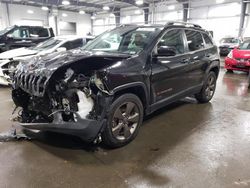 Salvage cars for sale at Ham Lake, MN auction: 2016 Jeep Cherokee Latitude