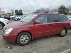 Salvage cars for sale at Moraine, OH auction: 2011 KIA Sedona LX