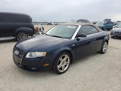 Salvage cars for sale at Arcadia, FL auction: 2007 Audi A4 2.0T Cabriolet Quattro