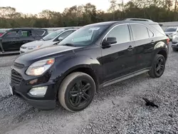 Salvage cars for sale at Augusta, GA auction: 2017 Chevrolet Equinox LT