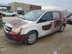 Salvage cars for sale at Kansas City, KS auction: 2019 Dodge Grand Caravan SE