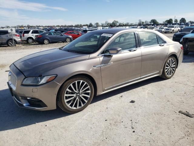 2018 Lincoln Continental Select