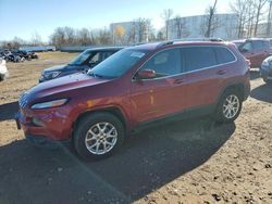 Salvage cars for sale from Copart Central Square, NY: 2017 Jeep Cherokee Latitude