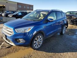 Ford Escape Vehiculos salvage en venta: 2017 Ford Escape Titanium