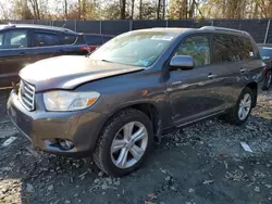 Salvage cars for sale at Waldorf, MD auction: 2010 Toyota Highlander Limited