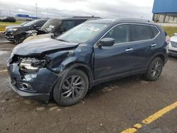 Salvage cars for sale at Woodhaven, MI auction: 2016 Nissan Rogue S