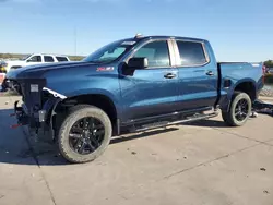 Chevrolet salvage cars for sale: 2022 Chevrolet Silverado LTD K1500 Trail Boss Custom