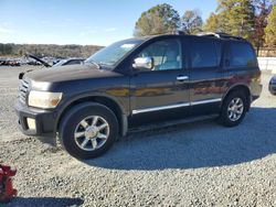 Salvage cars for sale at Concord, NC auction: 2004 Infiniti QX56