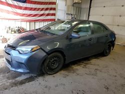 2016 Toyota Corolla L en venta en Lyman, ME