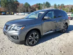 Nissan salvage cars for sale: 2020 Nissan Pathfinder Platinum