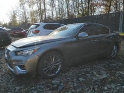 Infiniti salvage cars for sale: 2018 Infiniti Q50 Luxe