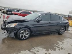 2017 Honda Accord LX en venta en Grand Prairie, TX