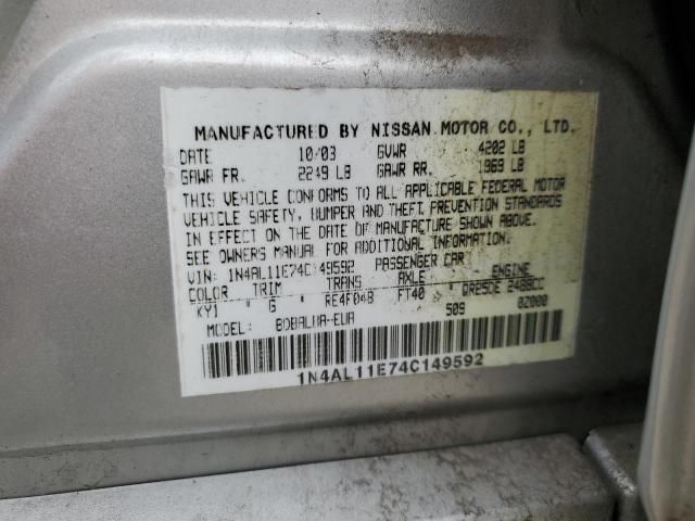 2004 Nissan Altima Base