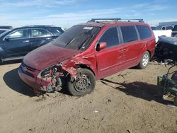 Salvage cars for sale at Brighton, CO auction: 2009 KIA Sedona EX