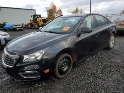 Salvage cars for sale at Portland, OR auction: 2015 Chevrolet Cruze LS