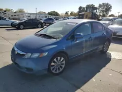 Honda salvage cars for sale: 2009 Honda Civic EX