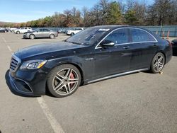 Salvage cars for sale at Brookhaven, NY auction: 2018 Mercedes-Benz S 63 AMG 4matic