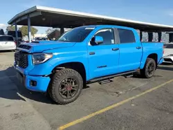 Salvage cars for sale at Hayward, CA auction: 2019 Toyota Tundra Crewmax SR5