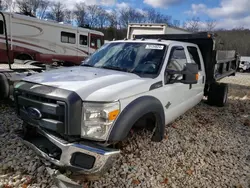 Salvage trucks for sale at West Warren, MA auction: 2013 Ford F450 Super Duty