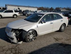 Salvage cars for sale from Copart Pennsburg, PA: 2012 Lincoln MKZ