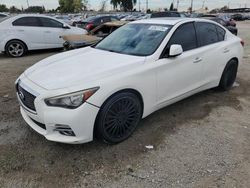 Salvage cars for sale at Los Angeles, CA auction: 2014 Infiniti Q50 Base