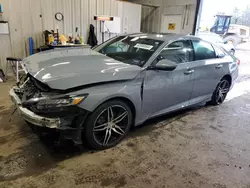 Salvage cars for sale at Lyman, ME auction: 2021 Honda Accord Touring Hybrid