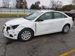 Salvage cars for sale from Copart Bridgeton, MO: 2011 Chevrolet Cruze LS