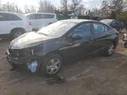 Chevrolet salvage cars for sale: 2017 Chevrolet Cruze LS