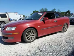 Saab salvage cars for sale: 2005 Saab 9-3 Aero