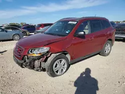 Salvage cars for sale at San Antonio, TX auction: 2010 Hyundai Santa FE GLS