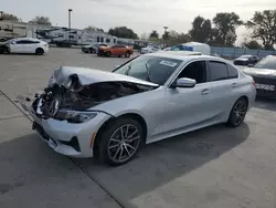 Salvage cars for sale at Sacramento, CA auction: 2019 BMW 330I