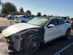 Salvage cars for sale at Van Nuys, CA auction: 2023 Porsche Taycan