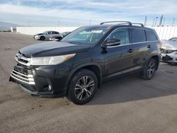 Salvage cars for sale at Magna, UT auction: 2018 Toyota Highlander LE