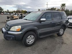 Honda Pilot salvage cars for sale: 2003 Honda Pilot LX