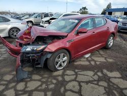 KIA salvage cars for sale: 2015 KIA Optima LX